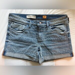 Anthropologie Pilcro and the Letterpress Denim Shorts